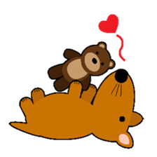TAMLAY The Brown Dog sticker #14640107