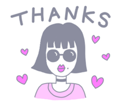 #Pink Girl sticker #14640223