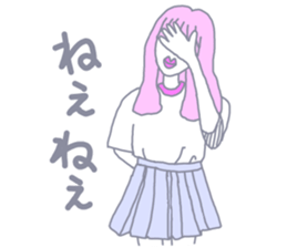 #Pink Girl sticker #14640226