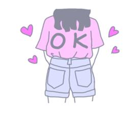 #Pink Girl sticker #14640227