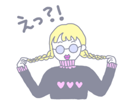 #Pink Girl sticker #14640230