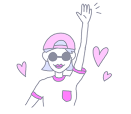 #Pink Girl sticker #14640244