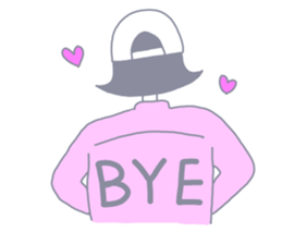 #Pink Girl sticker #14640252