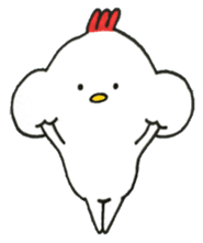 Chicken, sometimes Piyo sticker #14640262