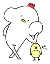 Chicken, sometimes Piyo sticker #14640265