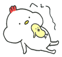 Chicken, sometimes Piyo sticker #14640270