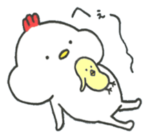 Chicken, sometimes Piyo sticker #14640270