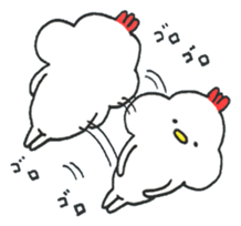 Chicken, sometimes Piyo sticker #14640280