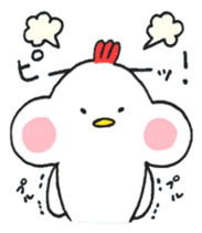 Chicken, sometimes Piyo sticker #14640283