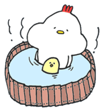 Chicken, sometimes Piyo sticker #14640284