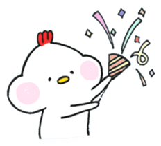 Chicken, sometimes Piyo sticker #14640288
