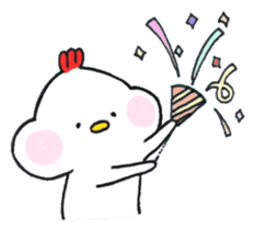 Chicken, sometimes Piyo sticker #14640288
