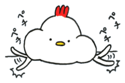 Chicken, sometimes Piyo sticker #14640293