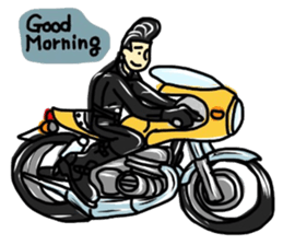 riders man 3 motorcycle version sticker #14640454