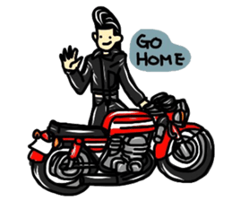 riders man 3 motorcycle version sticker #14640457