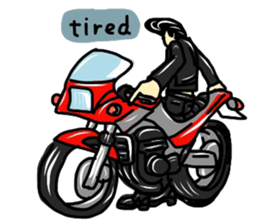 riders man 3 motorcycle version sticker #14640458