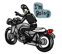 riders man 3 motorcycle version sticker #14640459