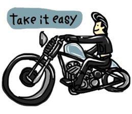 riders man 3 motorcycle version sticker #14640461