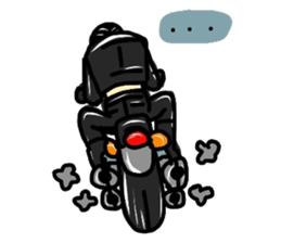 riders man 3 motorcycle version sticker #14640462