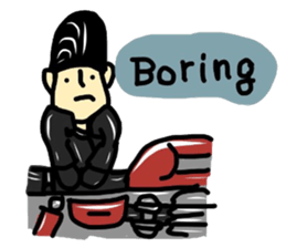 riders man 3 motorcycle version sticker #14640463