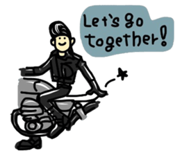 riders man 3 motorcycle version sticker #14640465