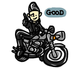 riders man 3 motorcycle version sticker #14640467
