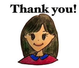 Five emotional girls sticker #14640502