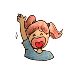 Five emotional girls sticker #14640503