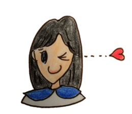 Five emotional girls sticker #14640504