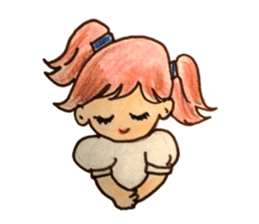 Five emotional girls sticker #14640516