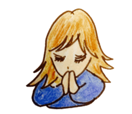 Five emotional girls sticker #14640517