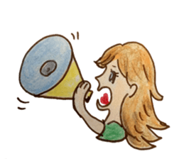 Five emotional girls sticker #14640537