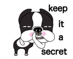 Animated Boston Terrier 2 sticker #14640564