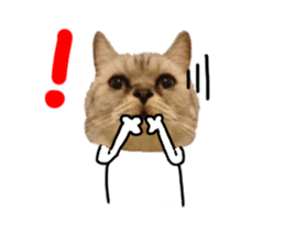 A cat from Saturn 4 sticker #14641310