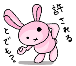 Usa-Pchan~Poisonous Tongue~ sticker #14641366