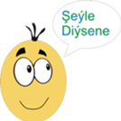 Cute Yellow Friend Turkmen sticker #14641805