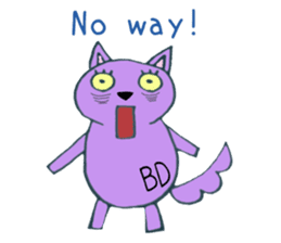 Hi! I'm a BD! sticker #14642028