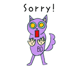 Hi! I'm a BD! sticker #14642036