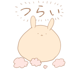 Fluffy Rabbit KEDAMA-CHAN sticker #14642164