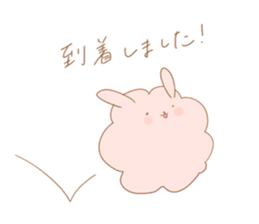 Fluffy Rabbit KEDAMA-CHAN sticker #14642189