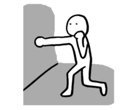 Simple Boxing Sticker sticker #14642295