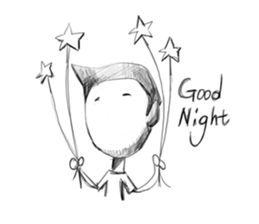 Mr. Bolton & Little boy gentleman sticker #14642384