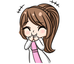 Happy lovely dentist sticker #14642584