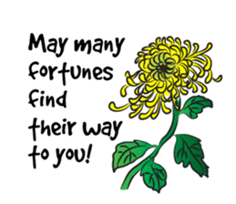 Greetings card with Chinese painting sticker #14642830