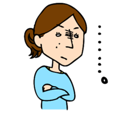 4 family gathering Sticker sticker #14643968