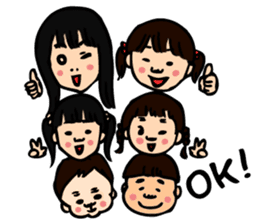 4 family gathering Sticker sticker #14643978