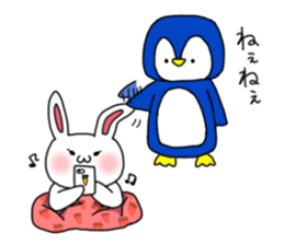 Penmaru and Usagi sticker #14644095