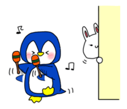 Penmaru and Usagi sticker #14644103