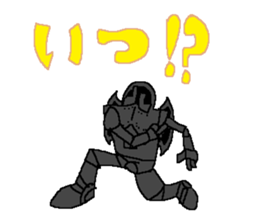 Kurogane covered with questions!? sticker #14644337