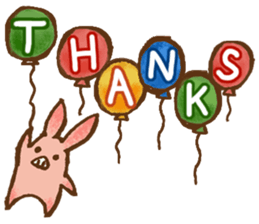 Piglet and Momo English ver. sticker #14644800